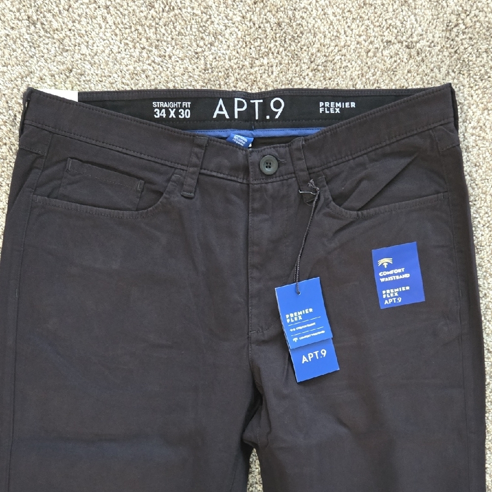 Apt. 9 Premier Flex Dark Pants